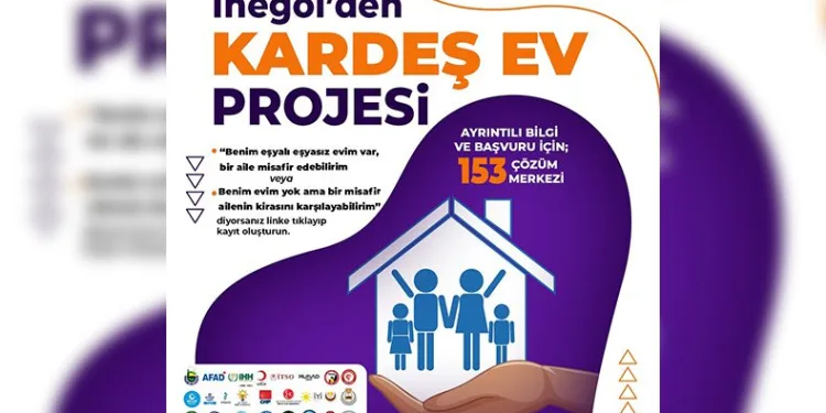 Bursa’da “Kardeş Ev” projesi başlatıldı