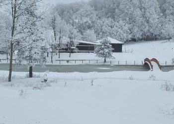 Domaniç’te kar kalınlığı 30 santimetreye ulaştı