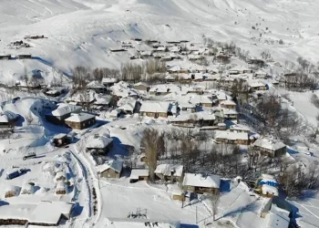 Muş’ta bir köy kara gömüldü