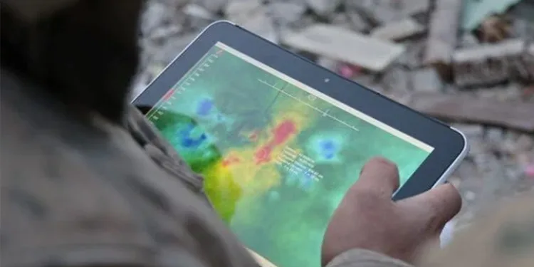 Termal kameralar afet bölgesinde