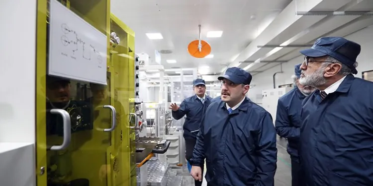 Pil üretim tesisine ziyaret