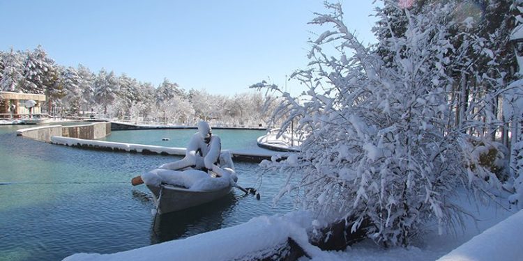 Gaziantep’in beyaz örtüsü havadan görüntülendi