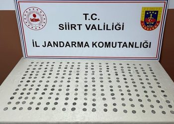 350 adet gümüş sikke ele geçirildi