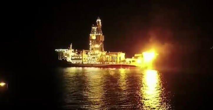 Karadeniz’de bulunan Doğalgaz yakıldı