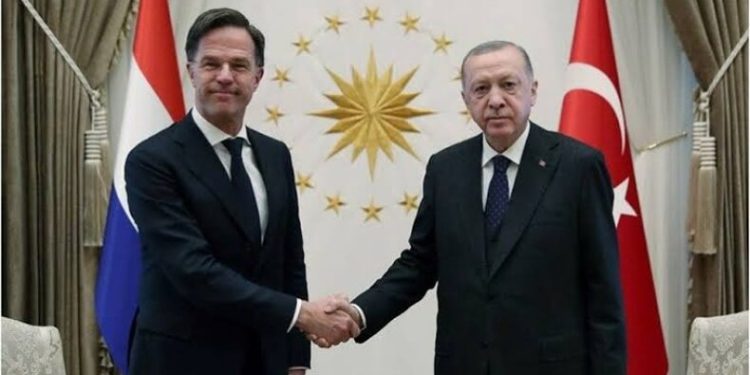 Erdoğan, Mark Rutte ile görüştü
