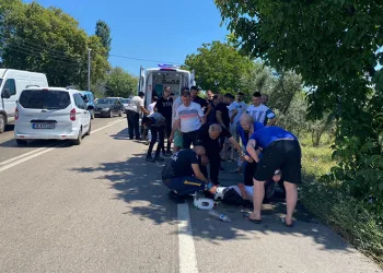 Bursa’da tır motosiklete çarptı