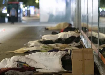 Londra sokaklarında ürküten görüntü