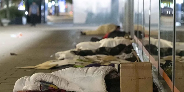 Londra sokaklarında ürküten görüntü