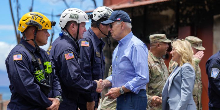 ABD Başkanı Biden, Hawaii’yi ziyaret etti