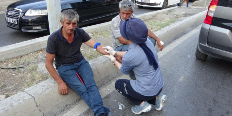 Hatalı dönüş kazayı beraberinde getirdi