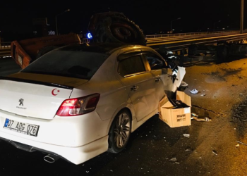 Araçlar hurdaya döndü