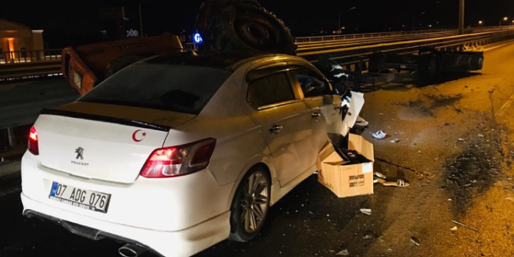 Araçlar hurdaya döndü