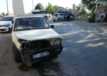 Korkuluk otomobilin uçmasını engelledi