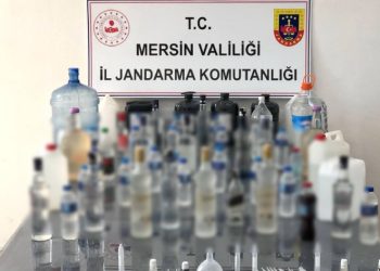 100 litre sahte içki ele geçirildi