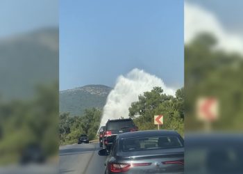 Ana isale hattı yine patladı