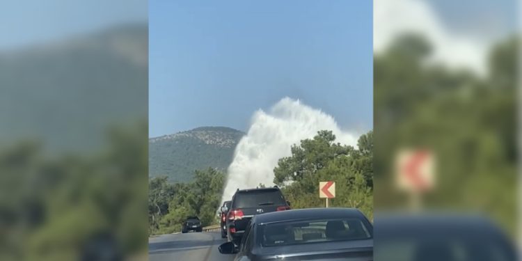 Ana isale hattı yine patladı