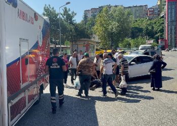 Otomobilin çarptığı yaya yaralandı