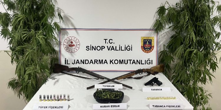 Sinop’ta jandarmadan uyuşturucu operasyonu