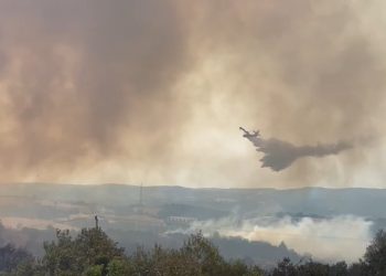 Yangın rüzgarın etkisiyle yeniden alevlendi