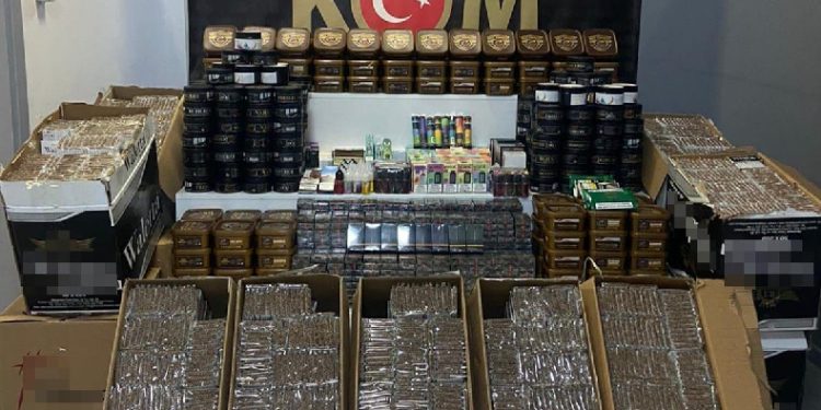 Isparta’da kaçakçılık operasyonu