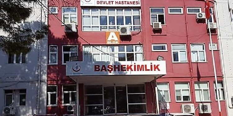Hastane bahçesinden silah sesleri yükseldi