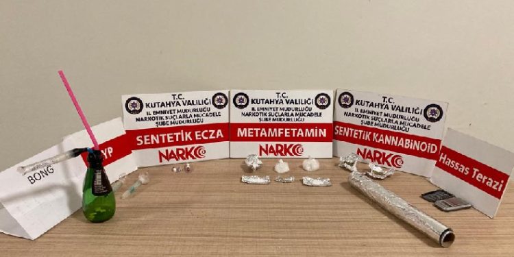 Kütahya’da uyuşturucu operasyonu