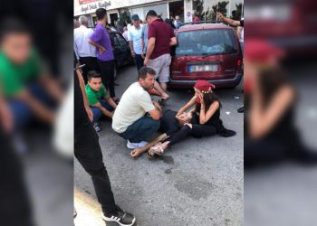 Sokak ortasında silahlı kavga