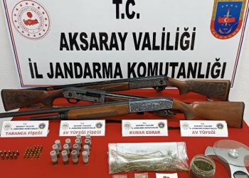 Aksaray’da uyuşturucu tacirine jandarma operasyonu