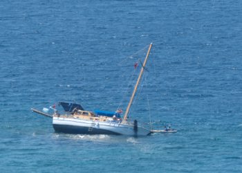 Kurtarma çalışması sırasında battı