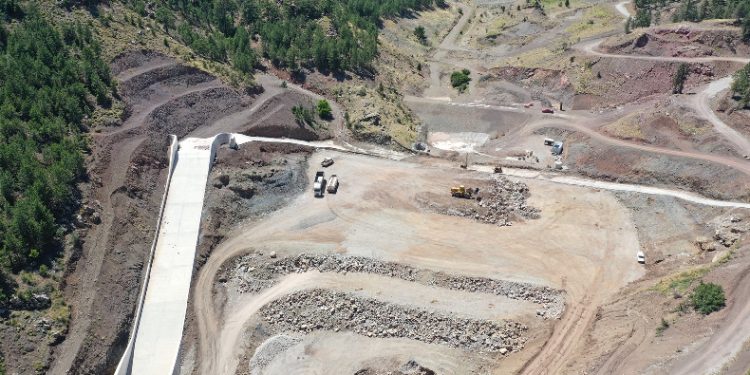 Güneyköy Göledi yükseliyor