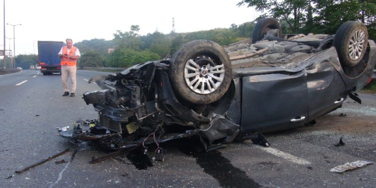 Cenaze dönüşü feci kaza