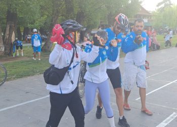 Engelli bisikletçiler festivale renk kattı