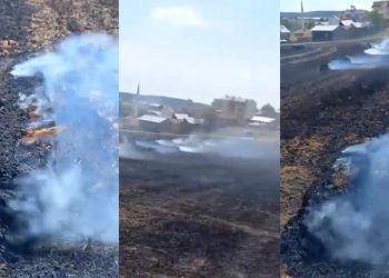 Yangında 500 balya alevlere teslim oldu