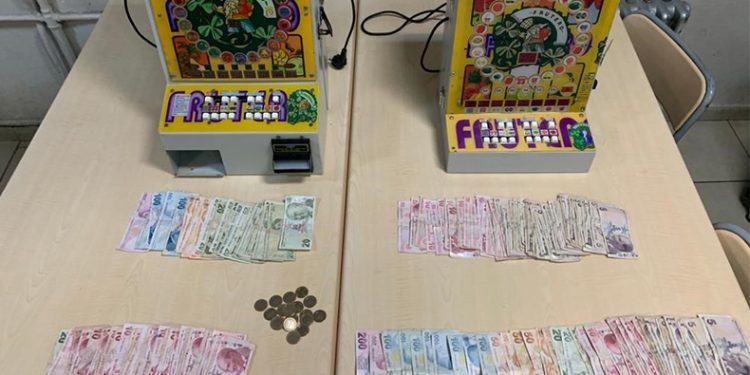 2 adet kumar makinesi ele geçirildi