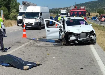 Amasya’da feci kaza