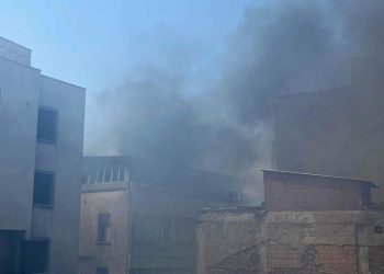 Çanta imalathanesinde korkutan yangın