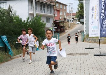 Hem yarıştılar, hem eğlendiler