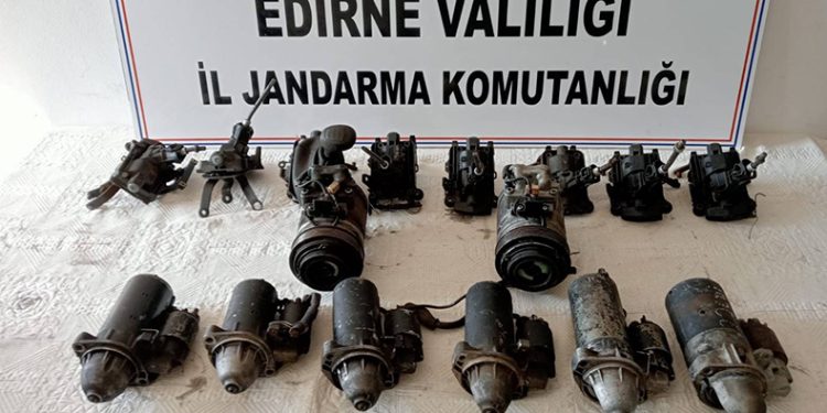 Araç şarj dinamosu ele geçirildi