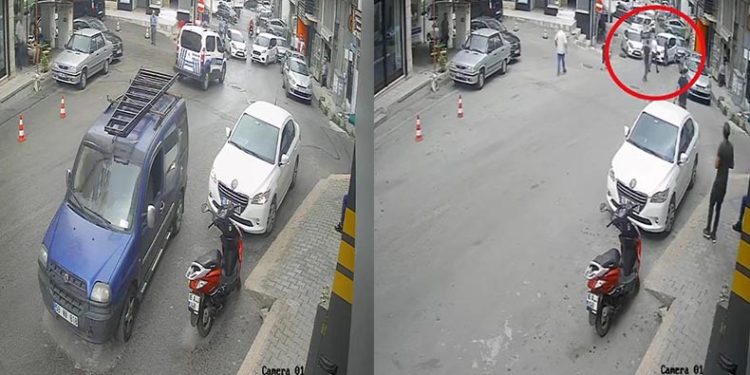 El frenini çekmeyi unutunca olanlar oldu