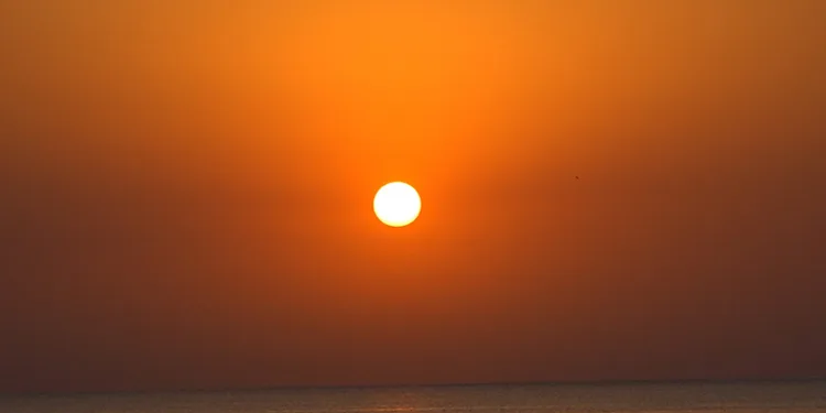 Van Gölü’nde hayranlık uyandıran gün doğumu