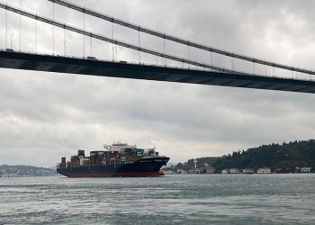 Tahıl gemisi İstanbul Boğazı’na girdi