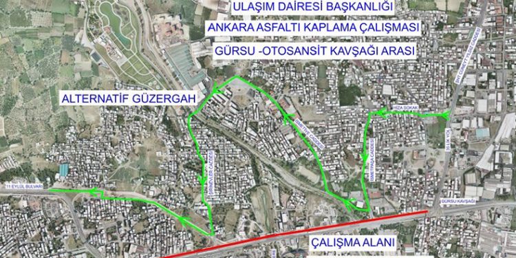 Ankara yolunda trafik düzenlemesi