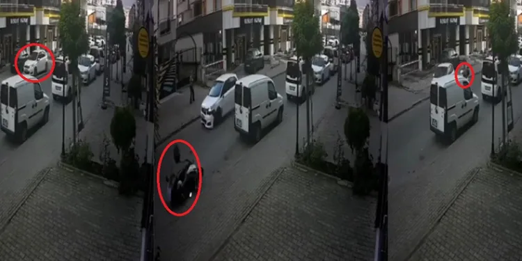 Kaçan araç sürücüsü motosikletliye çarptı