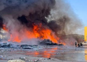Aksaray’da geri dönüşüm tesisinde yangın