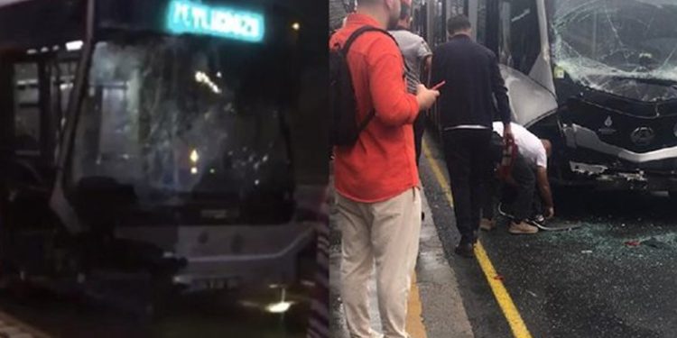 İstanbul’da metrobüs kazası