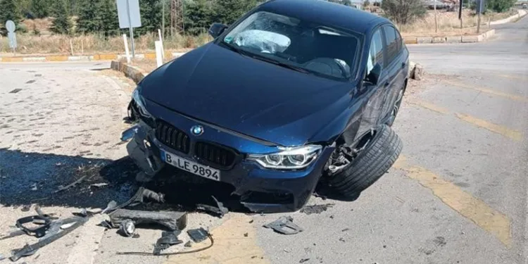 Yabancı uyruklu aile kazada yaralandı