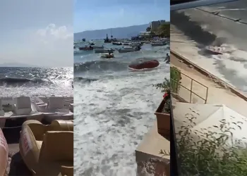 Bursa’da şiddetli rüzgar denizi taşırdı