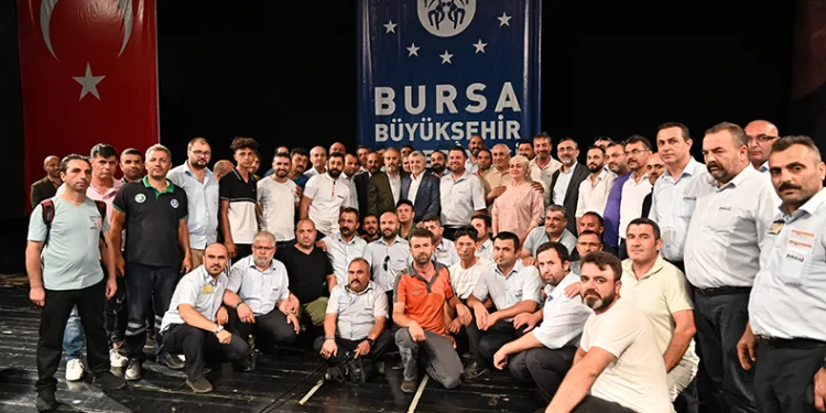 Bursa Büyükşehir personelinde yüzler gülüyor
