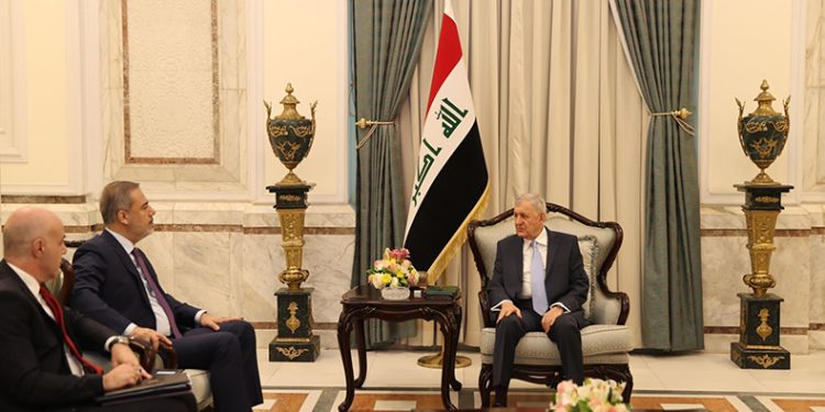 Bakan Fidan, Irak Cumhurbaşkanı ile görüştü