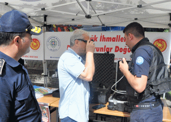 İtfaiye ekiplerinden anlamlı tanıtım